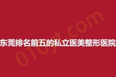 东莞排名前五的私立医美整形医院，医院信息分享~